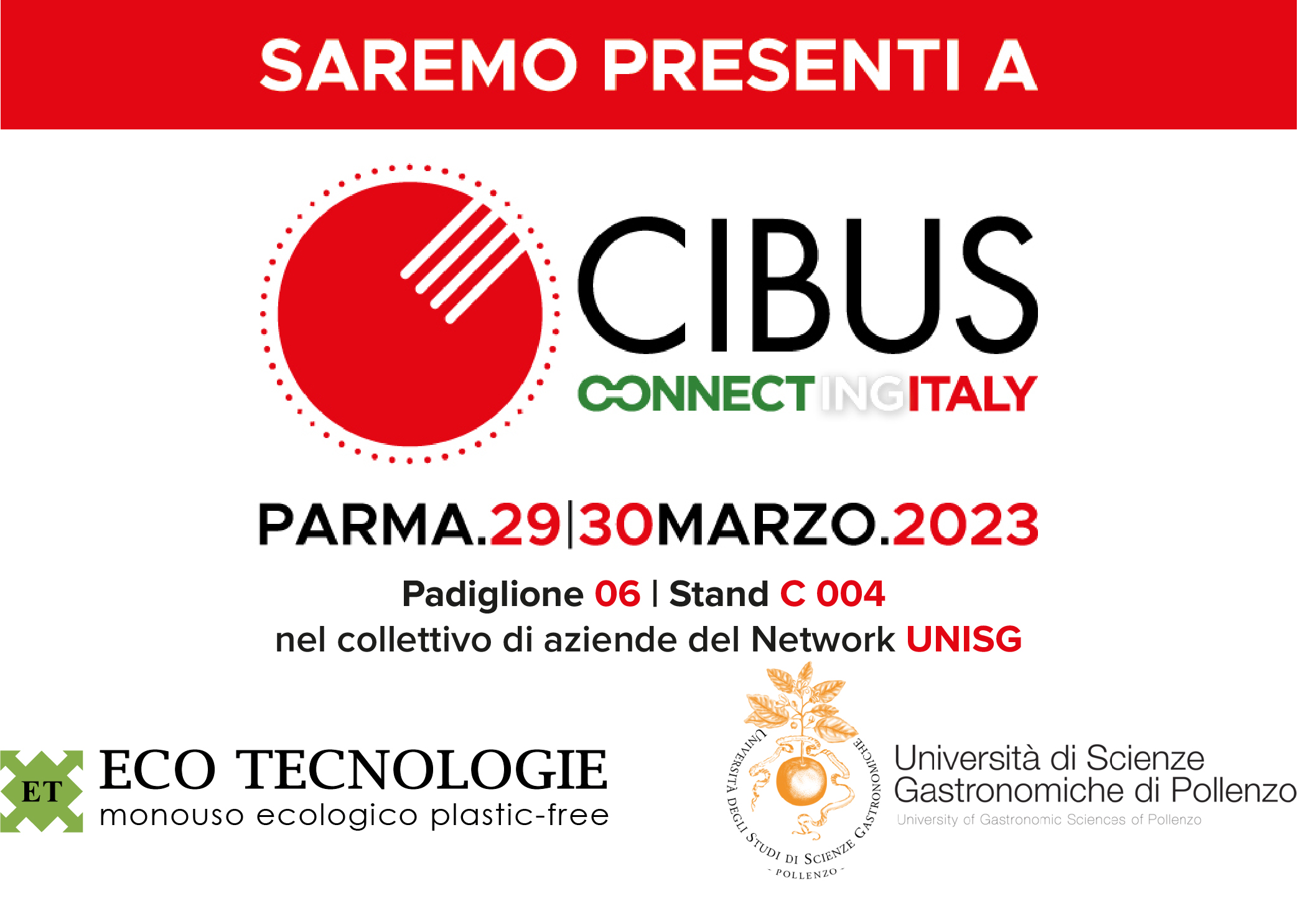 SIAMO A CIBUS CONNECTING ITALY 2023
